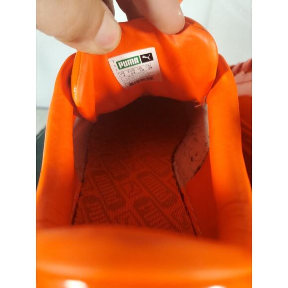 Puma Basket Classic Patent Emboss Red Blast Mens Casual Shoes 362035 01 - Picture 7 of 7